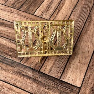 Vintage Brass Lyre Music Stand Sheet Music Holder Piano Display Stand